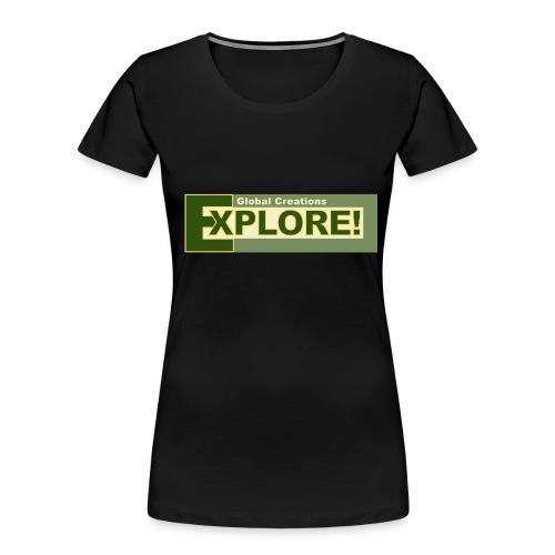 Explore Logo - Women's Premium Organic T-Shirt