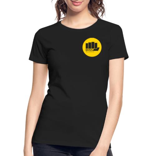 BOSS Logo - Transparent Fist - Transparent Text - Women's Premium Organic T-Shirt