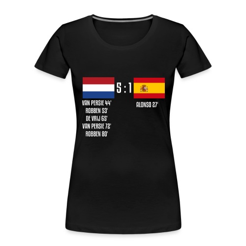 Netherlands 5-1 Spain - Women's Premium Organic T-Shirt