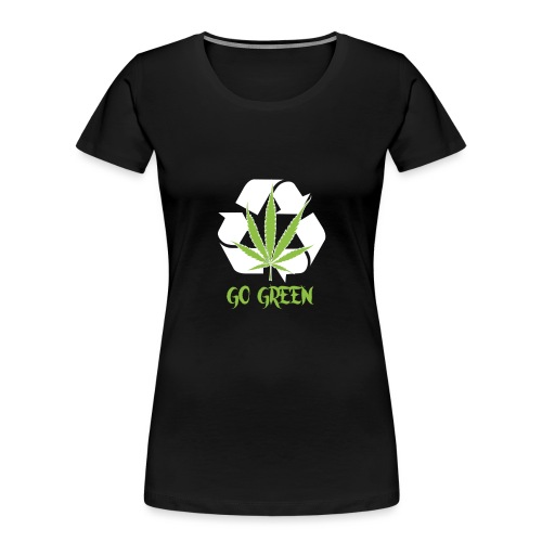 Go Green - Women's Premium Organic T-Shirt