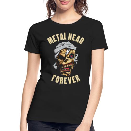 heavy metal mummy skull - Women's Premium Organic T-Shirt