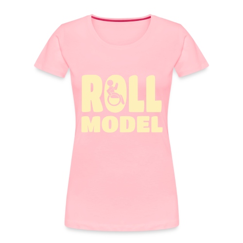 Wheelchair Roll model - Women's Premium Organic T-Shirt
