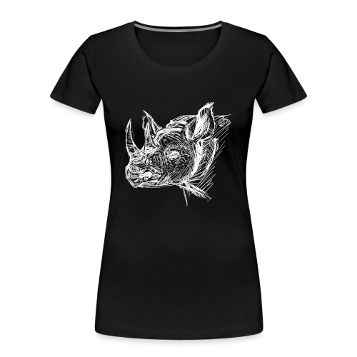 Black Rhino - Women's Premium Organic T-Shirt