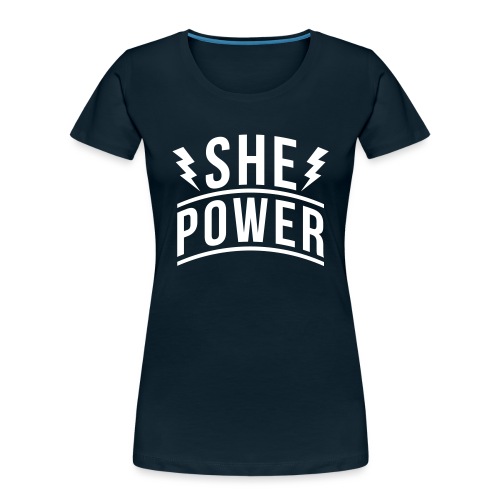 She Power - Women's Premium Organic T-Shirt