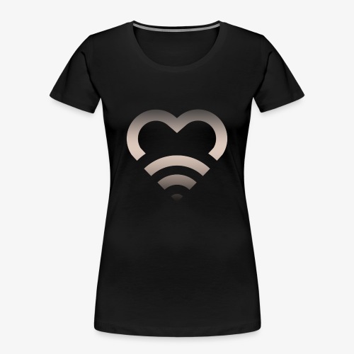 I Heart Wifi IPhone Case - Women's Premium Organic T-Shirt