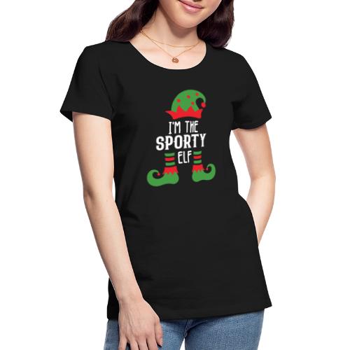 I'm The Sporty Elf Shirt Xmas Matching Christmas - Women's Premium Organic T-Shirt