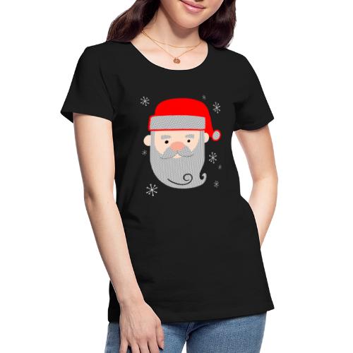 Santa Claus Texture - Women's Premium Organic T-Shirt