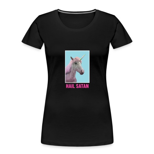 Satanic Unicorn - Women's Premium Organic T-Shirt