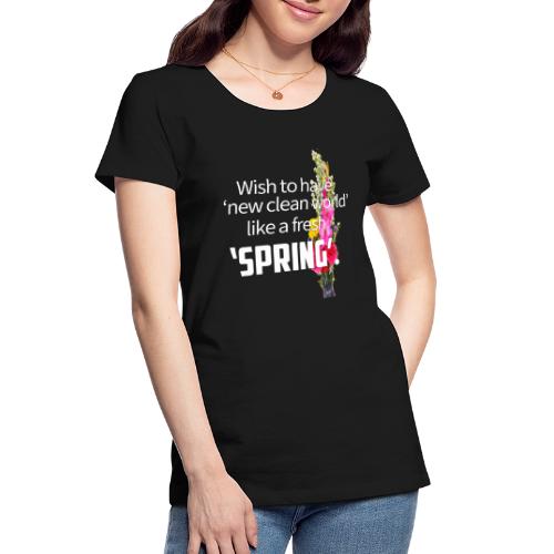 Spring - Women's Premium Organic T-Shirt