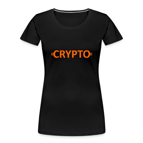 CRYPTO currency - Women's Premium Organic T-Shirt