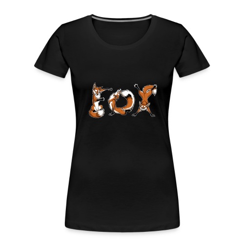 YOGA Foxes - Women's Premium Organic T-Shirt