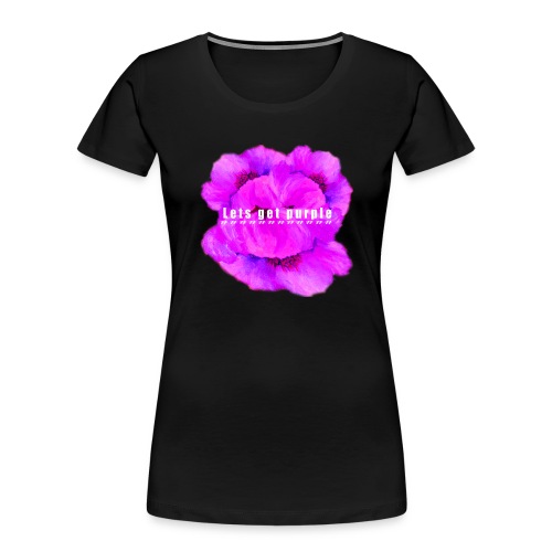 lets_get_purple_2 - Women's Premium Organic T-Shirt