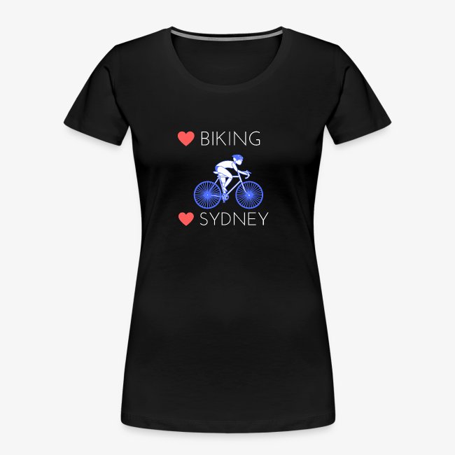 Love Biking Love Sydney tee shirts