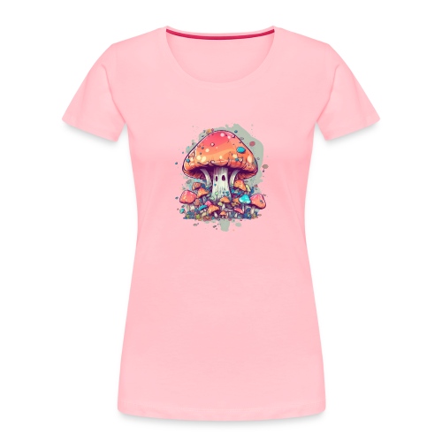 Mushroom Fun Room - Women's Premium Organic T-Shirt