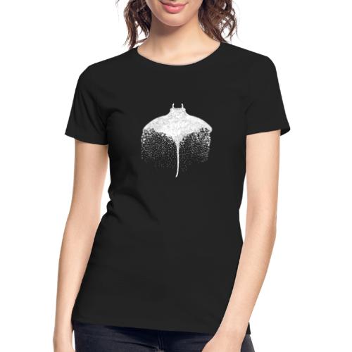 South Carolina Stingray in White - Women's Premium Organic T-Shirt