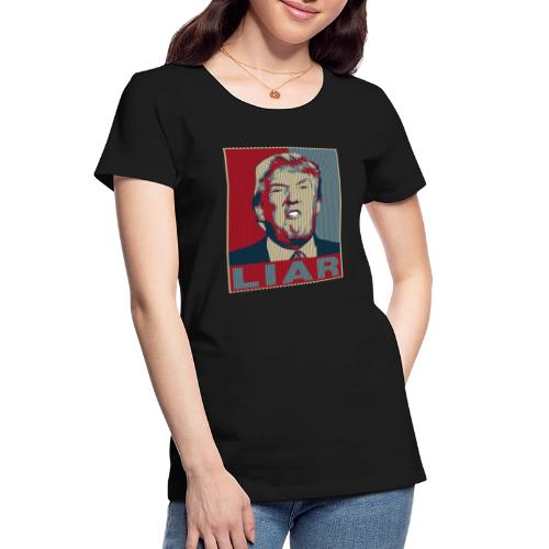 Trump Liar Ugly Christmas - Women's Premium Organic T-Shirt