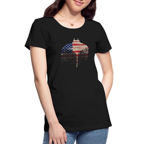 South Carolina Independence Stingray, Dark - Women's Premium Organic T-Shirt