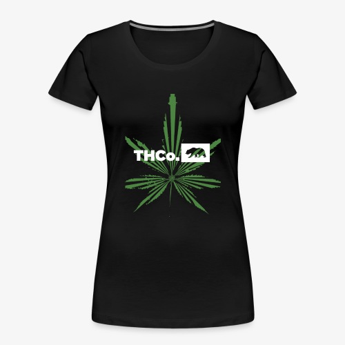 leaf logo shirt - Women's Premium Organic T-Shirt