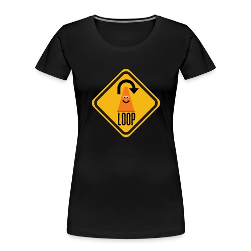 Coney’s Loop Sign - Women's Premium Organic T-Shirt