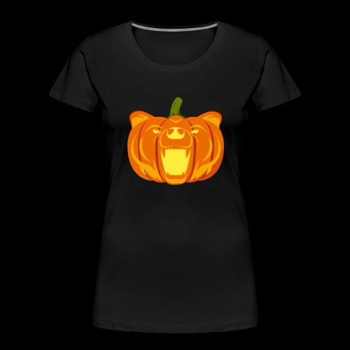 Pumpkin Bear - Women's Premium Organic T-Shirt