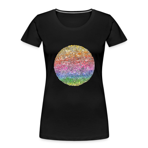 Circle Culture / rainbow - Women's Premium Organic T-Shirt