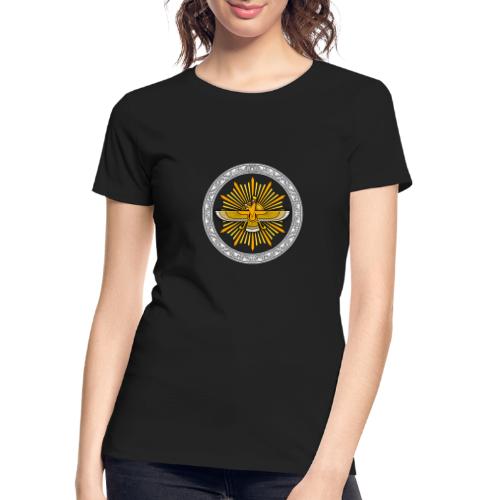 Faravahar and Sun - Women's Premium Organic T-Shirt