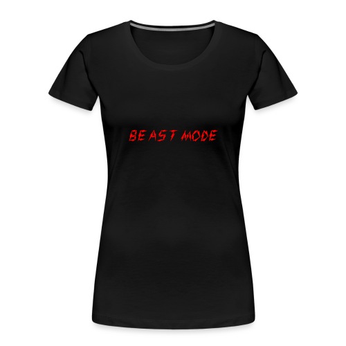 Beast M0de Text Only - Women's Premium Organic T-Shirt