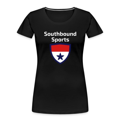 The Southbound Sports Shield Logo. - Women's Premium Organic T-Shirt