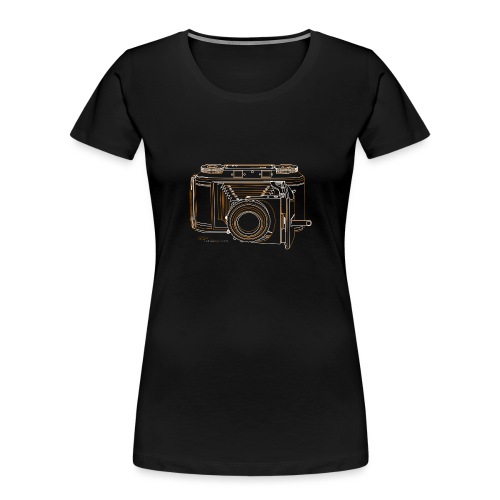 Camera Sketches - Voigtlander Synchro Compur - Women's Premium Organic T-Shirt