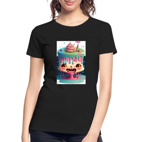 Cake Caricature - January 1st Dessert Psychedelia - Women's Premium Organic T-Shirt