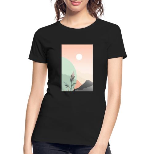 Retro Sunrise - Women's Premium Organic T-Shirt
