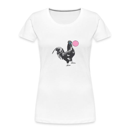 Chicken Chews Bubble Gum - Women's Premium Organic T-Shirt
