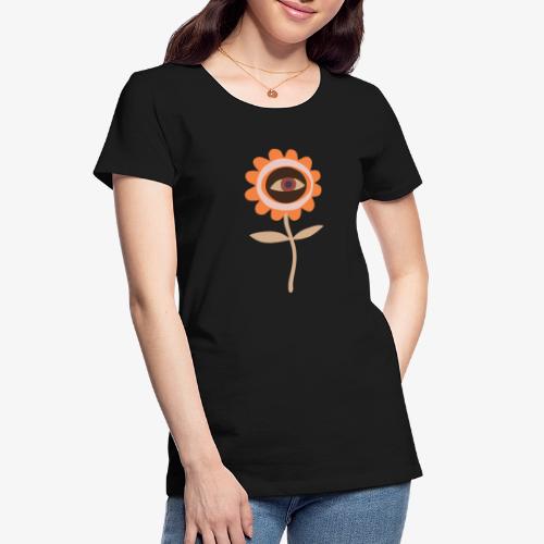 Flower Eye - Women's Premium Organic T-Shirt