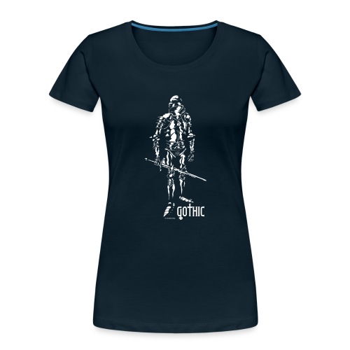 Gothic Knight Men's Standard Black T-shirt - Women's Premium Organic T-Shirt