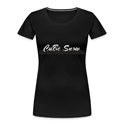 Women's 2017 CuBe Snow Skyline T-Shirt - Women's Premium Organic T-Shirt