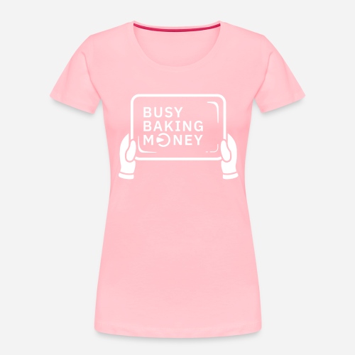 CakeDeFi Busy Baking Money - Women's Premium Organic T-Shirt