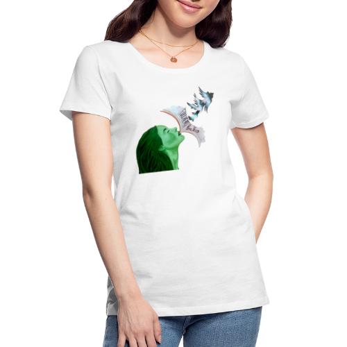 Full Heart Free Voice Cover Art Cut Out - Women's Premium Organic T-Shirt