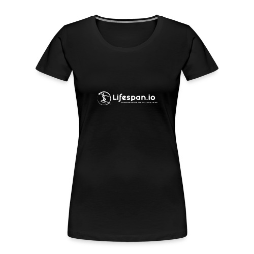 Lifespan.io in white 2021 - Women's Premium Organic T-Shirt