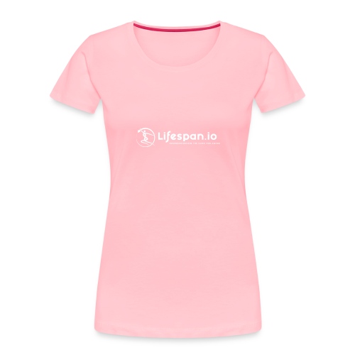 Lifespan.io in white 2021 - Women's Premium Organic T-Shirt