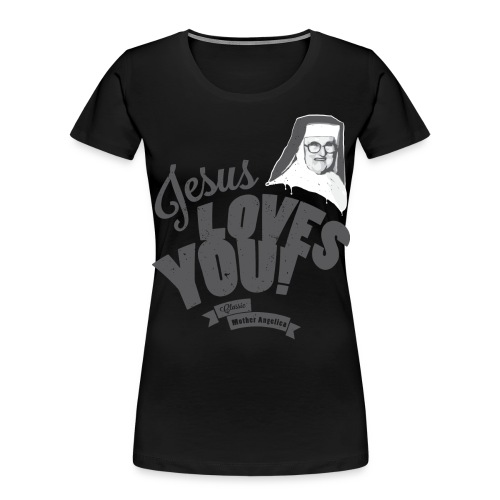 Classic Mother Angelica Dark - Women's Premium Organic T-Shirt