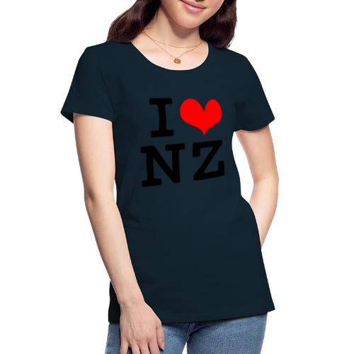 I Love NZ - Women's Premium Organic T-Shirt