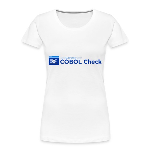 COBOL Check - Women's Premium Organic T-Shirt
