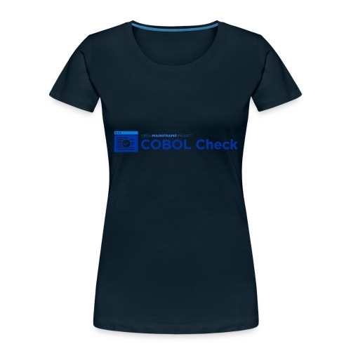 COBOL Check - Women's Premium Organic T-Shirt