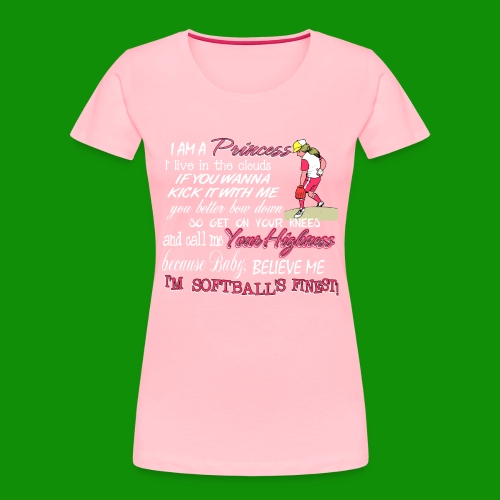Softballs Finest - Women's Premium Organic T-Shirt