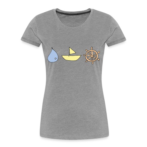 Drop, ship, dharma - Women's Premium Organic T-Shirt