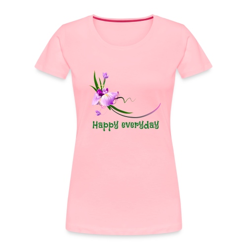 happy everyday - Women's Premium Organic T-Shirt