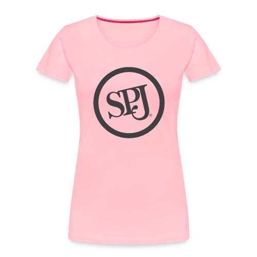 SPJ Charcoal Logo - Women's Premium Organic T-Shirt