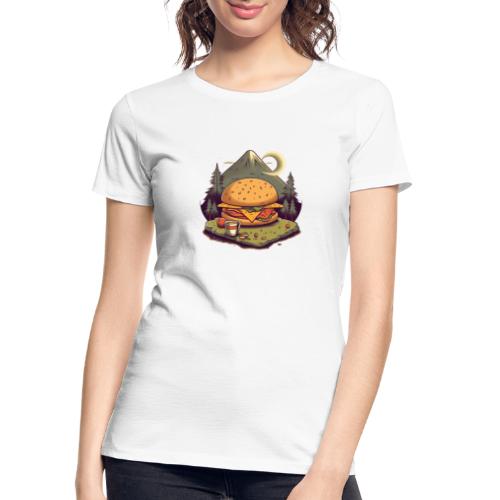 Cheeseburger Campout - Women's Premium Organic T-Shirt