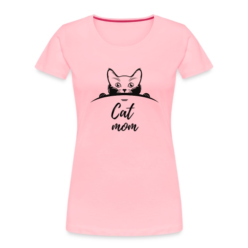 Cat mom - Women's Premium Organic T-Shirt