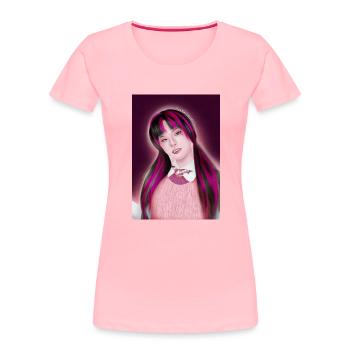 Yeji Itzy Draculaura Monster High - Women's Premium Organic T-Shirt - pink - Front